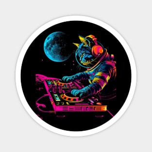 Cat DJ Sessions Magnet